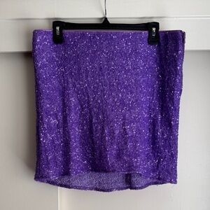 Show Me Your MuMu Sparkling Purple Skort All Night Skort XL